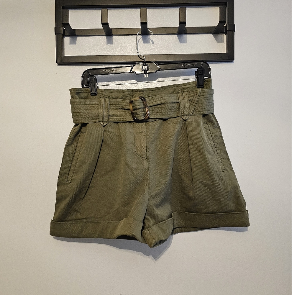 NWT Sezane Rome Shorts in Khaki